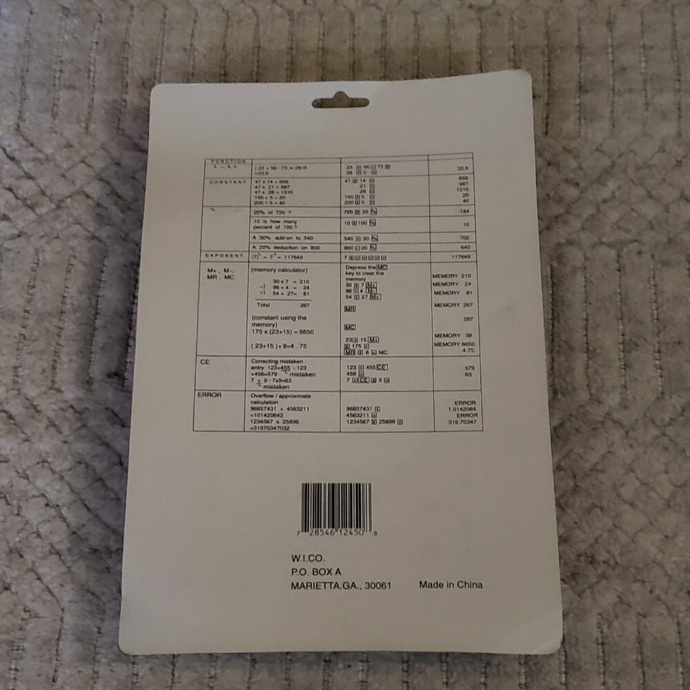 LeWorld On The Go Electronic Calculator Dual Power Iceberg Blue New - Picture 2 of 2